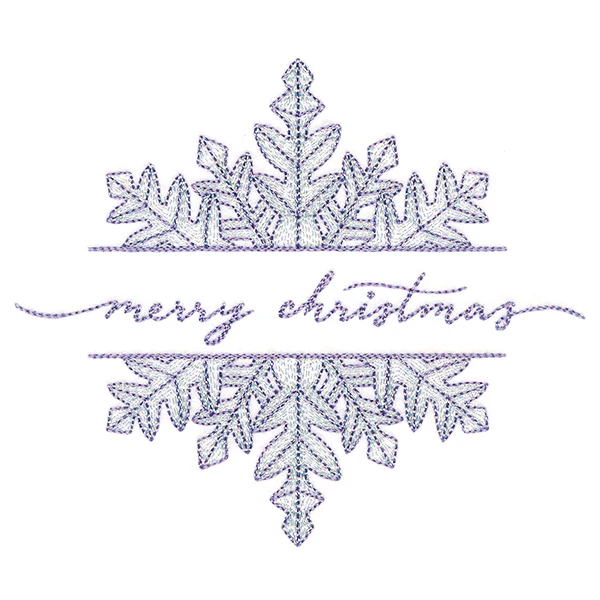 Merry Christmas Snowflake - Image 3