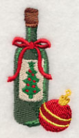 Merry Christmas Wine - Bottle - Image 3