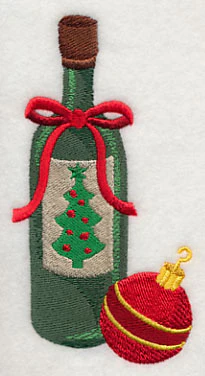 Merry Christmas Wine - Bottle - Image 4