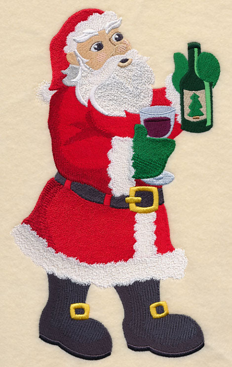 Merry Christmas Wine - Santa - Image 5