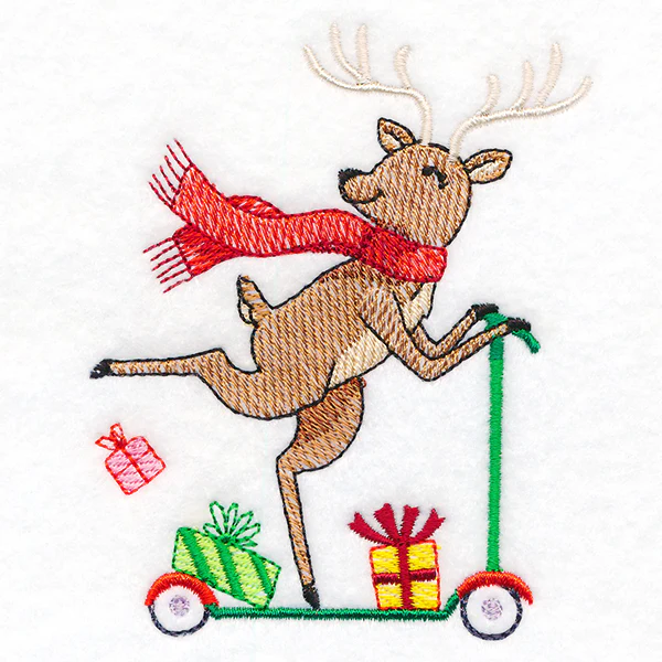 Merry Scooting Reindeer - Image 3