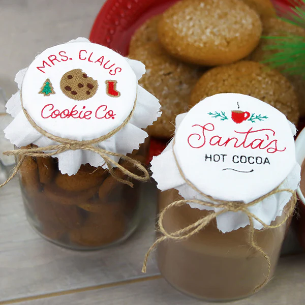 Mrs. Claus Cookie Co. Jar Topper - Image 9