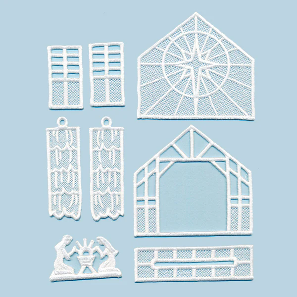 Nativity Ornament in 3D (Lace) - Image 2