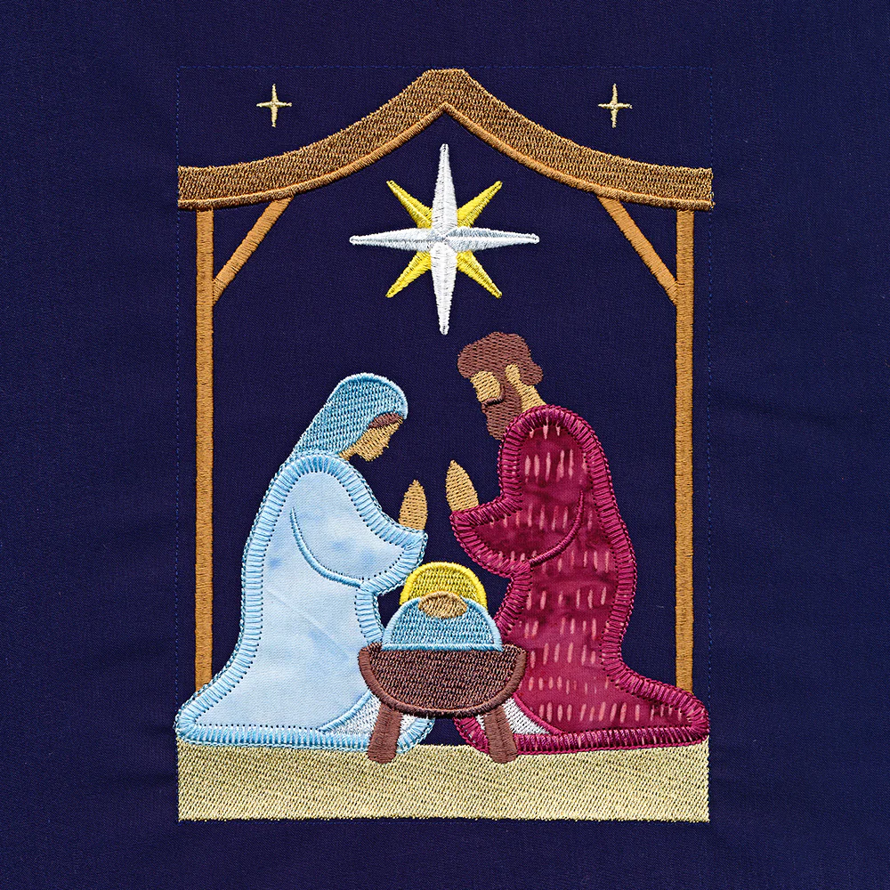 Nativity Story Build-A-Scene Square 3 (Applique) - Image 4