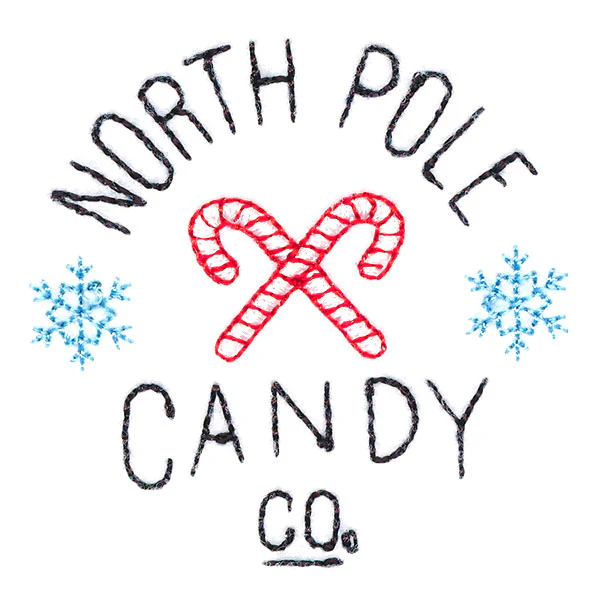 North Pole Candy Co. Jar Topper
