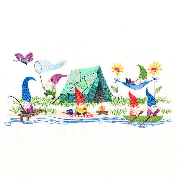 Northwoods Gnome Border