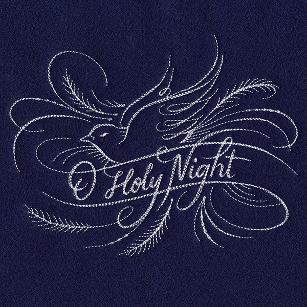 O Holy Night Calligraphy (Whitework) - Image 3