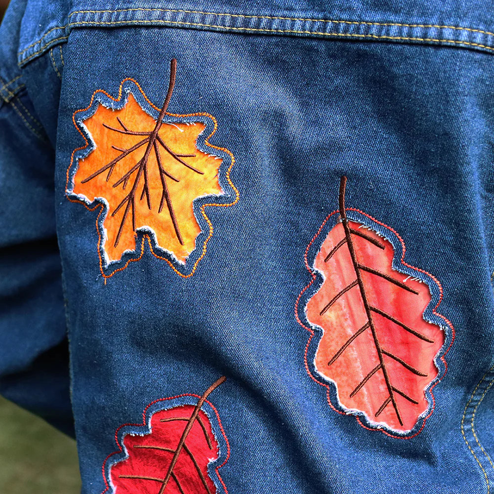 Oak Leaf Silhouette (Reverse Applique) - Image 3