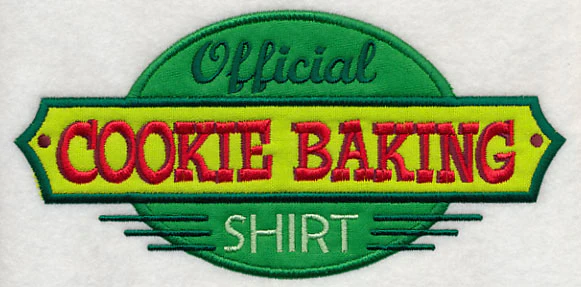 Official Cookie Baking Shirt (Applique) - Image 3