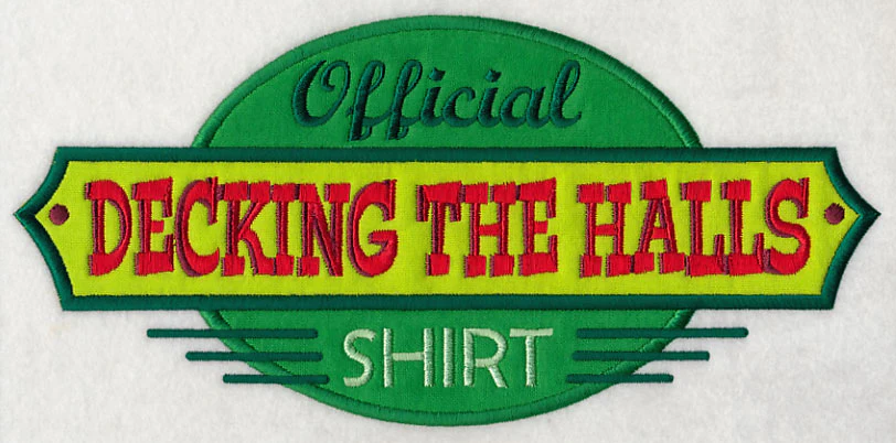 Official Decking the Halls Shirt (Applique) - Image 6