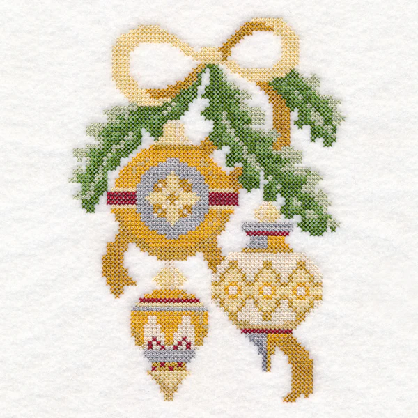 Ornate Ornaments Panel (Cross Stitch) - Image 2