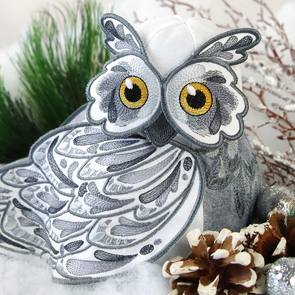Owl Stuffie in 3D (In-the-Hoop) - Image 2