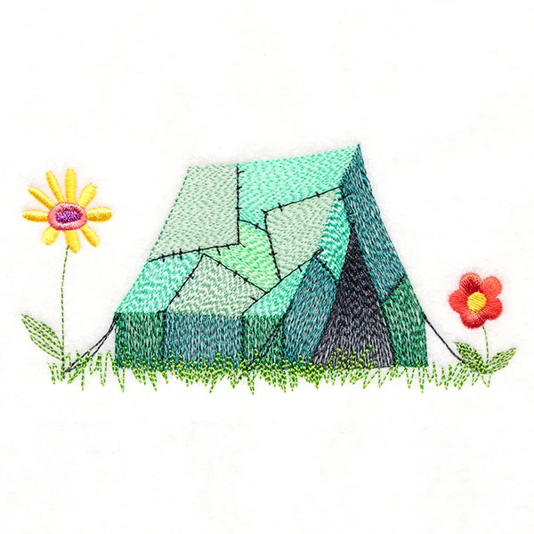 Patchwork Gnome Tent - Image 3