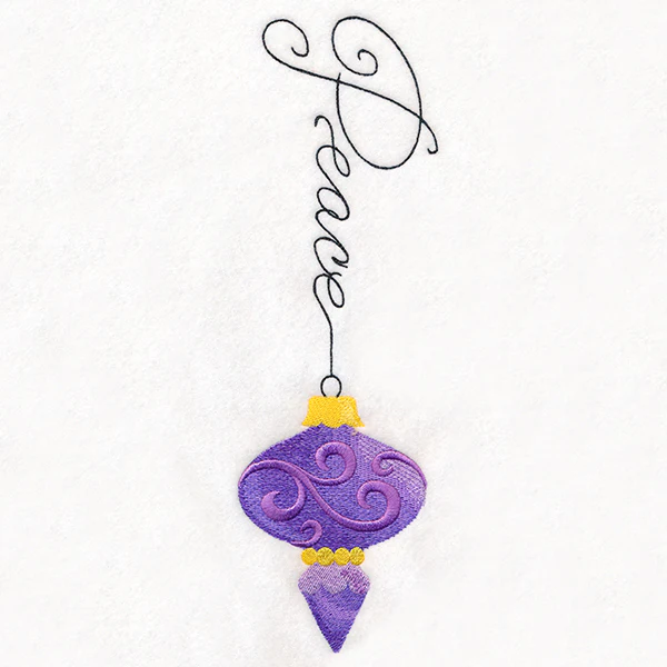 Peace Christmas Ornament