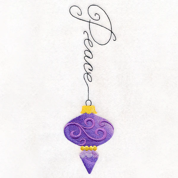 Peace Christmas Ornament - Image 2