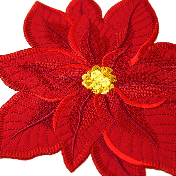 Peaceful Poinsettia (Heirloom Applique) - Image 14