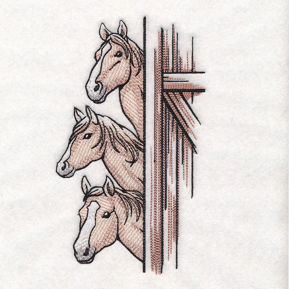 Peeking Farm Horse Stack - Image 5