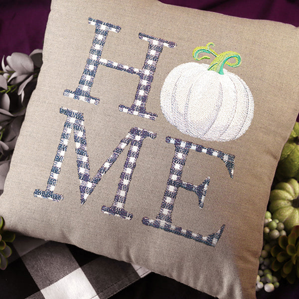 Plaid Home with Pumpkin - Image 8