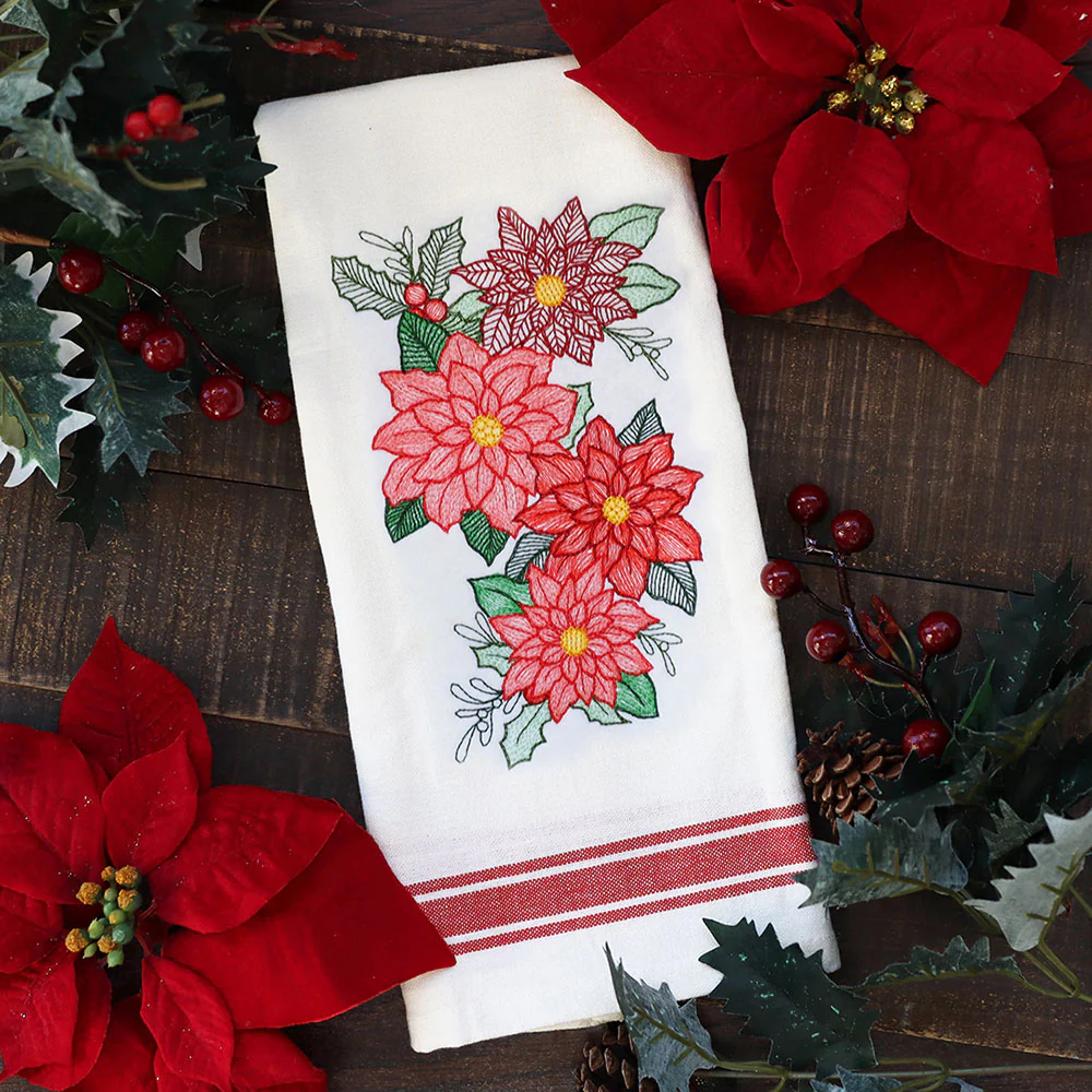 Poinsettia Bouquet Cascade - Image 7