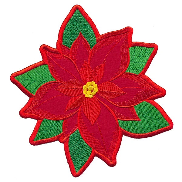 Poinsettia Pillow Wrap (In-the-Hoop) - Image 8
