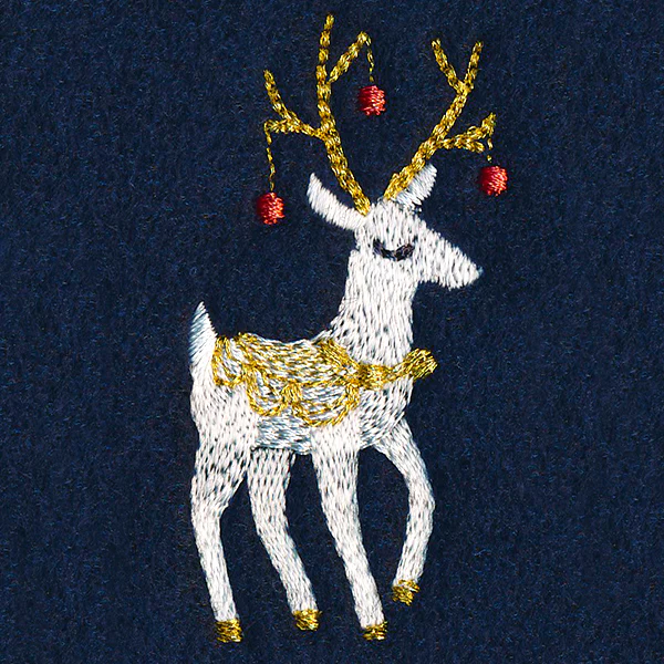Prancing Retro Reindeer 3 - Image 2