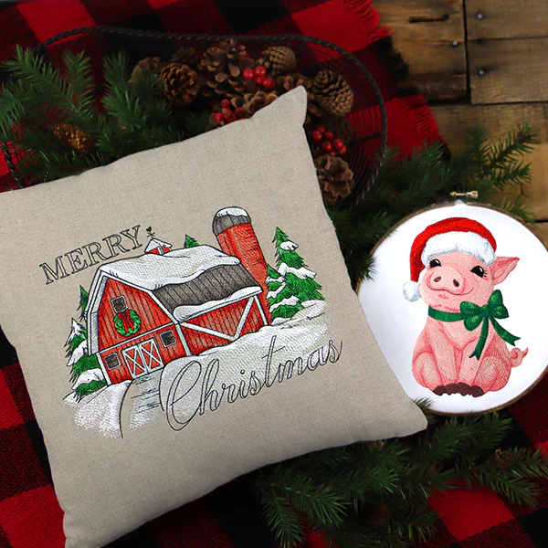 Precious Christmas Piglet - Image 2