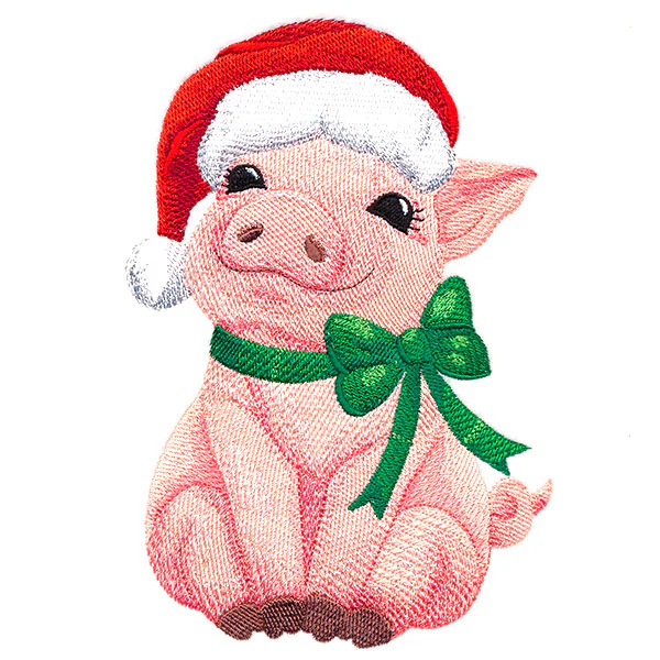 Precious Christmas Piglet - Image 3