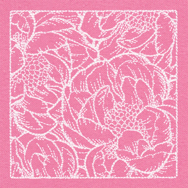 Pretty Petal Square - Peonies - Image 5