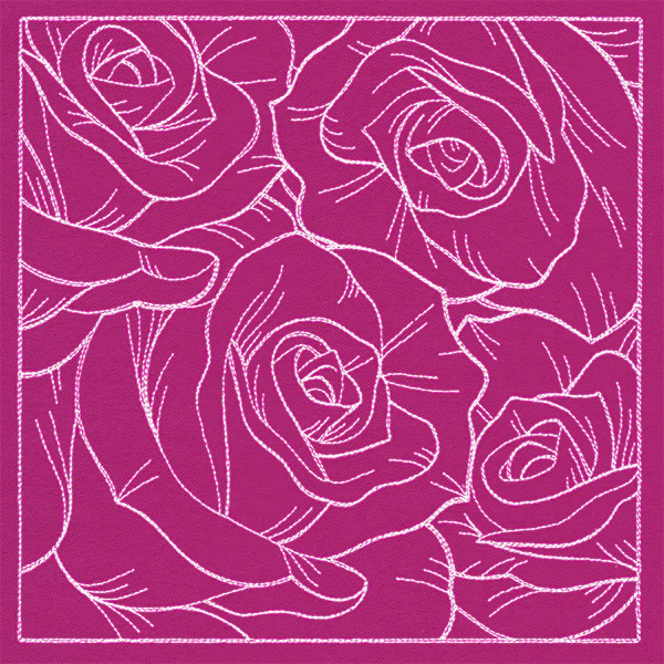 Pretty Petal Square - Roses - Image 6
