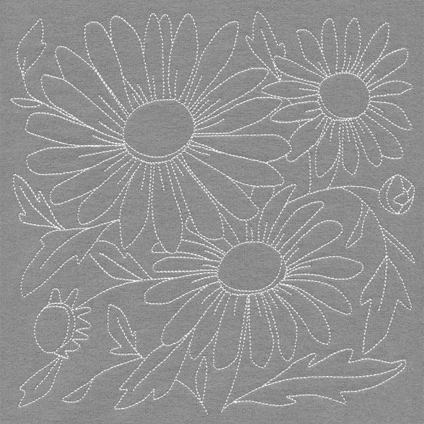 Pretty Petals Quilting Square - Daisies (Double Run) - Image 6
