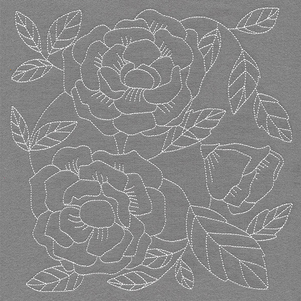 Pretty Petals Quilting Square - Roses (Double Run) - Image 6