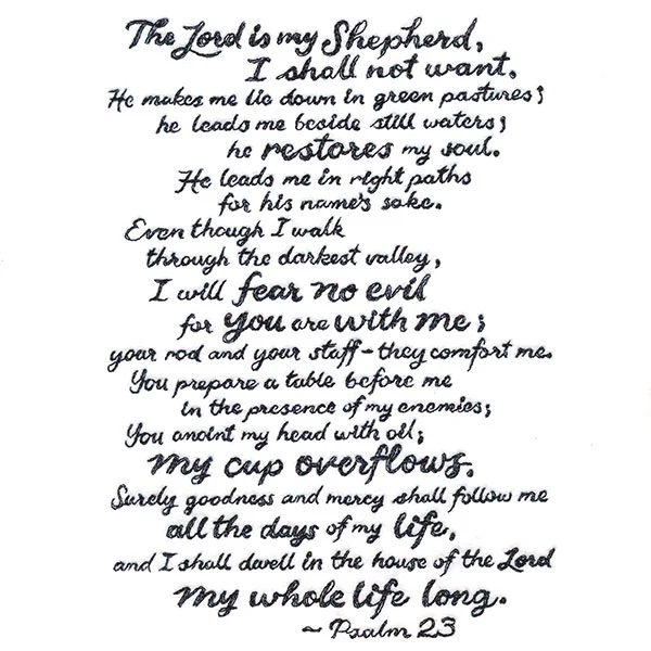 Psalm 23 Scripture - Image 2