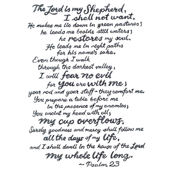 Psalm 23 Scripture - Image 4