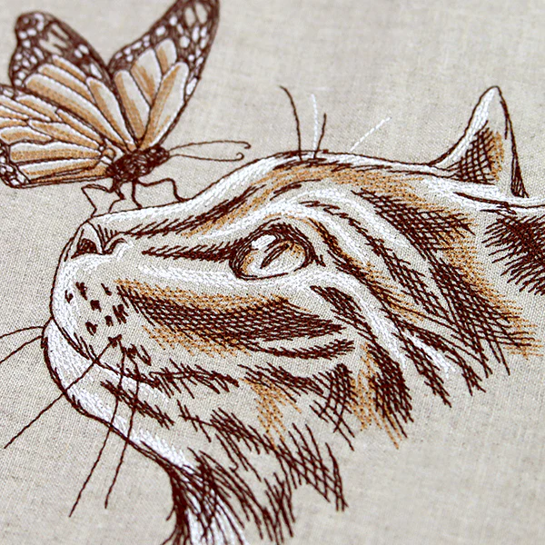 Purr-fectly Poised Monarch & Kitten - Image 6