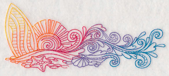Rainbow Surfboard - Image 3
