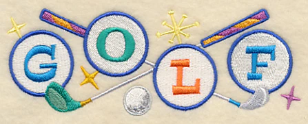 Retro Golf Border - Image 4