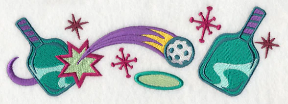 Retro Pickleball Border - Image 3