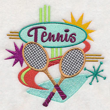 Retro Tennis Racket Medley - Image 4