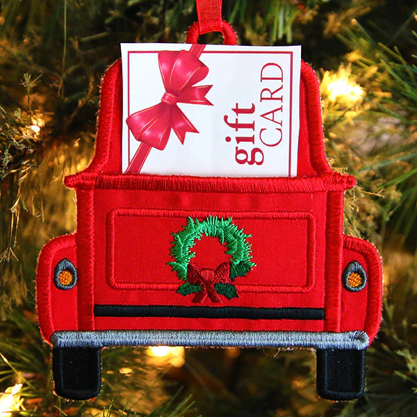 Retro Truck Gift Card Holder (In-the-Hoop) - Image 6