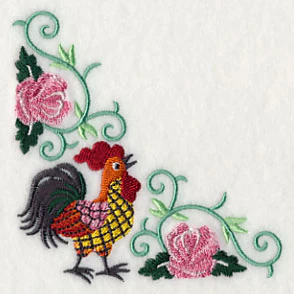 Rooster and Roses Corner - Image 3