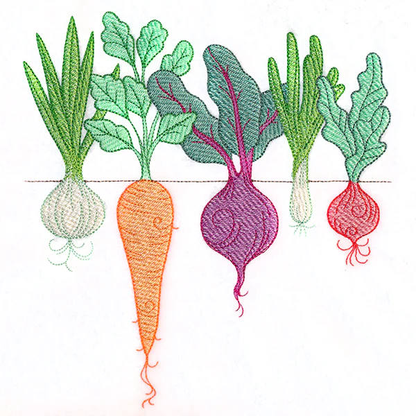 Rooting For You Garden Veggies Border - Image 6