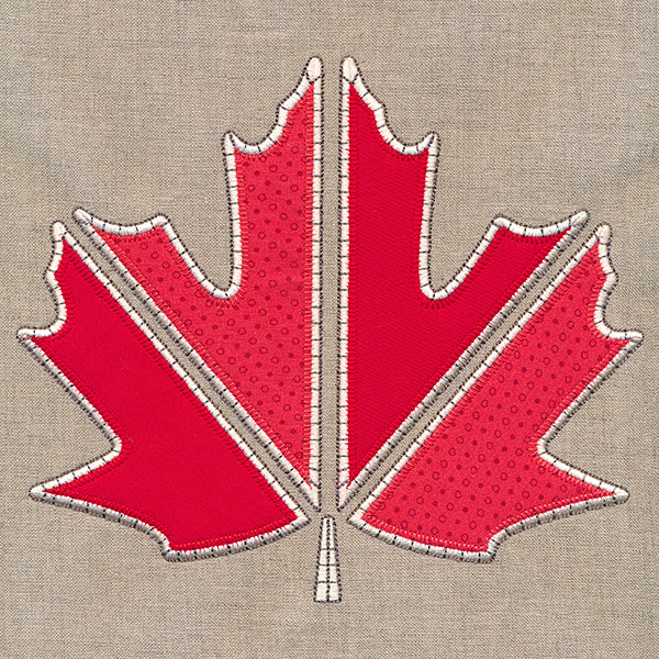 Rustic Autumn Maple Leaf (Heirloom Applique) - Image 4