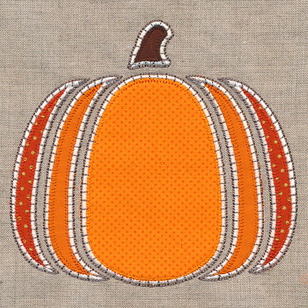 Rustic Autumn Pumpkin (Heirloom Applique) - Image 3