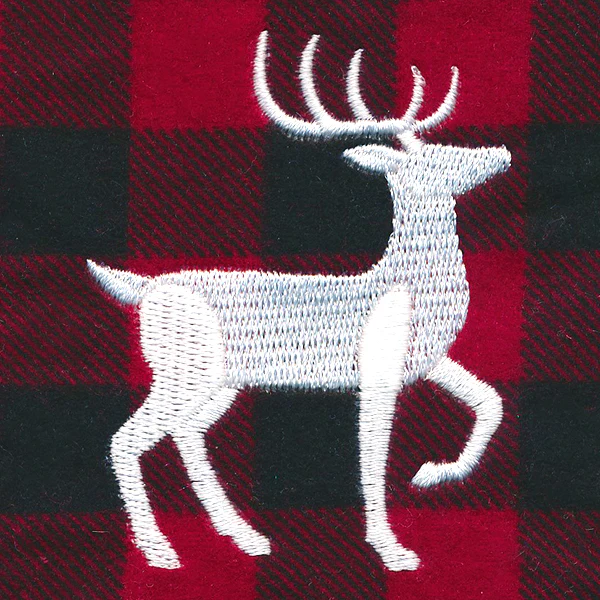 Rustic Christmas Jar Cover - Deer - Image 2