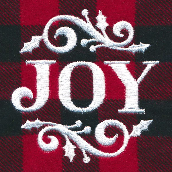 Rustic Christmas Jar Cover - Joy - Image 4