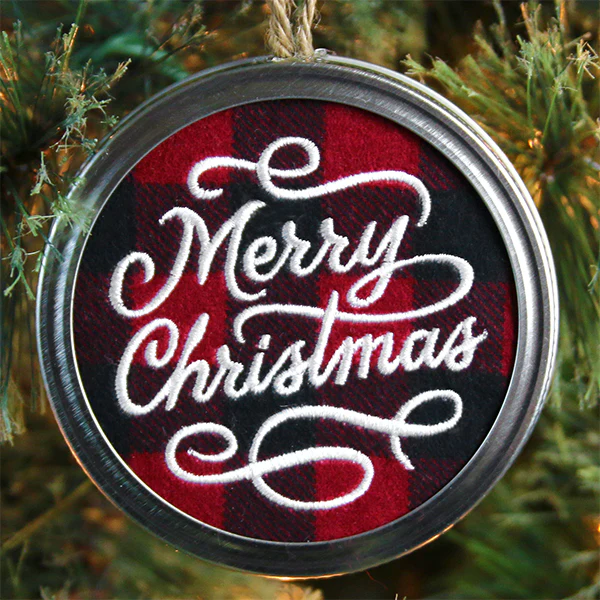 Rustic Christmas Jar Cover - Merry Christmas - Image 7