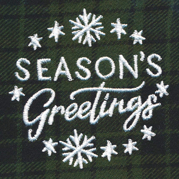 Rustic Christmas Jar Cover - Season's Greetings - Image 2