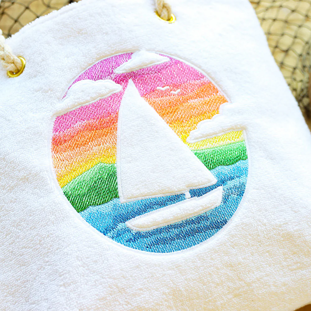 Sailboat and Sunset (Embossed) - Image 3