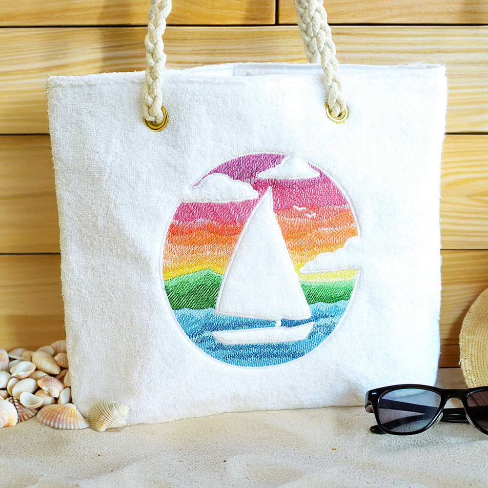 Sailboat and Sunset (Embossed) - Image 7