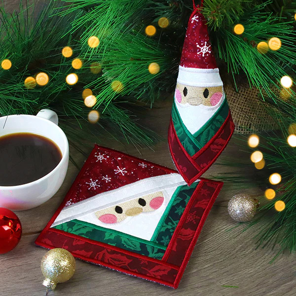 Santa Trivet Ornament (In-the-Hoop) - Image 12